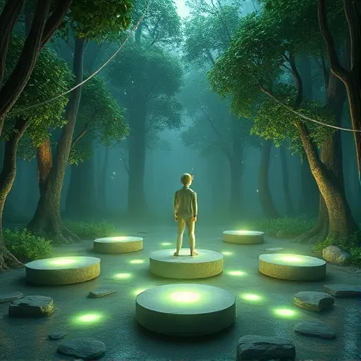 Интерактивная 3D-восстановительная обстановка для виртуальных туров по руинам