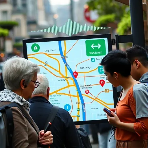 Интерактивные уличные карты с голосовым сопровождением для людей с особыми потребностями